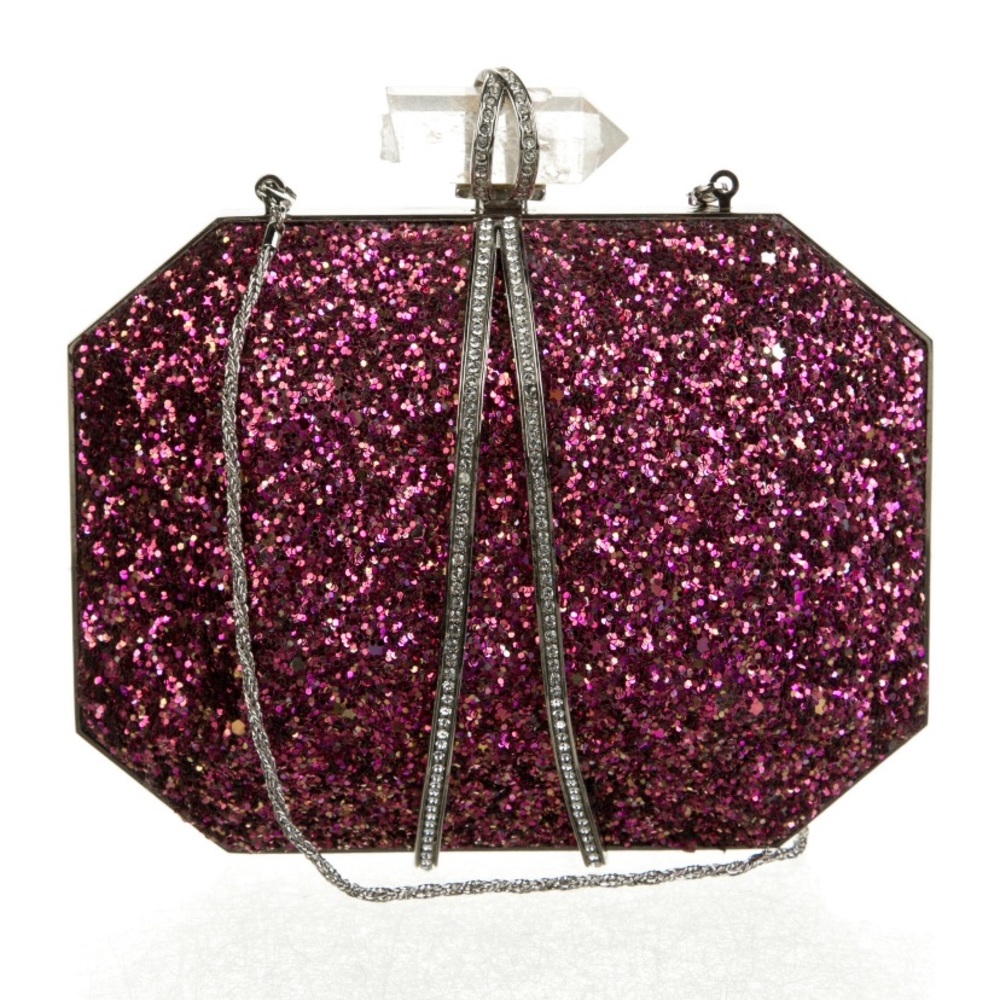 Marchesa Glitter Crystal evening bag